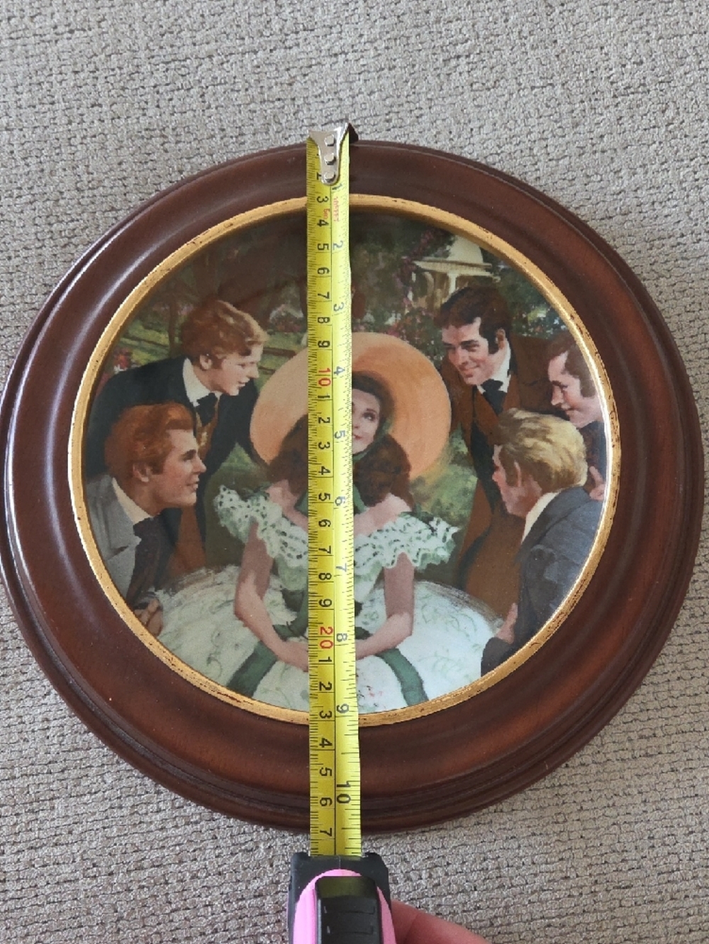 Gone With The Wind Scarlett And Her Suitors Golden Anniversary Series Plate - Picture 4 of 5